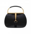 GUCCI VINTAGE HORSEBIT BLACK HANDBAG グッチ ヴィンテージ