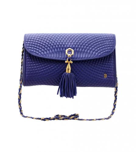 BALLY VINTAGE MATELASSE TASSEL SHOULDER バリー ヴィンテージ